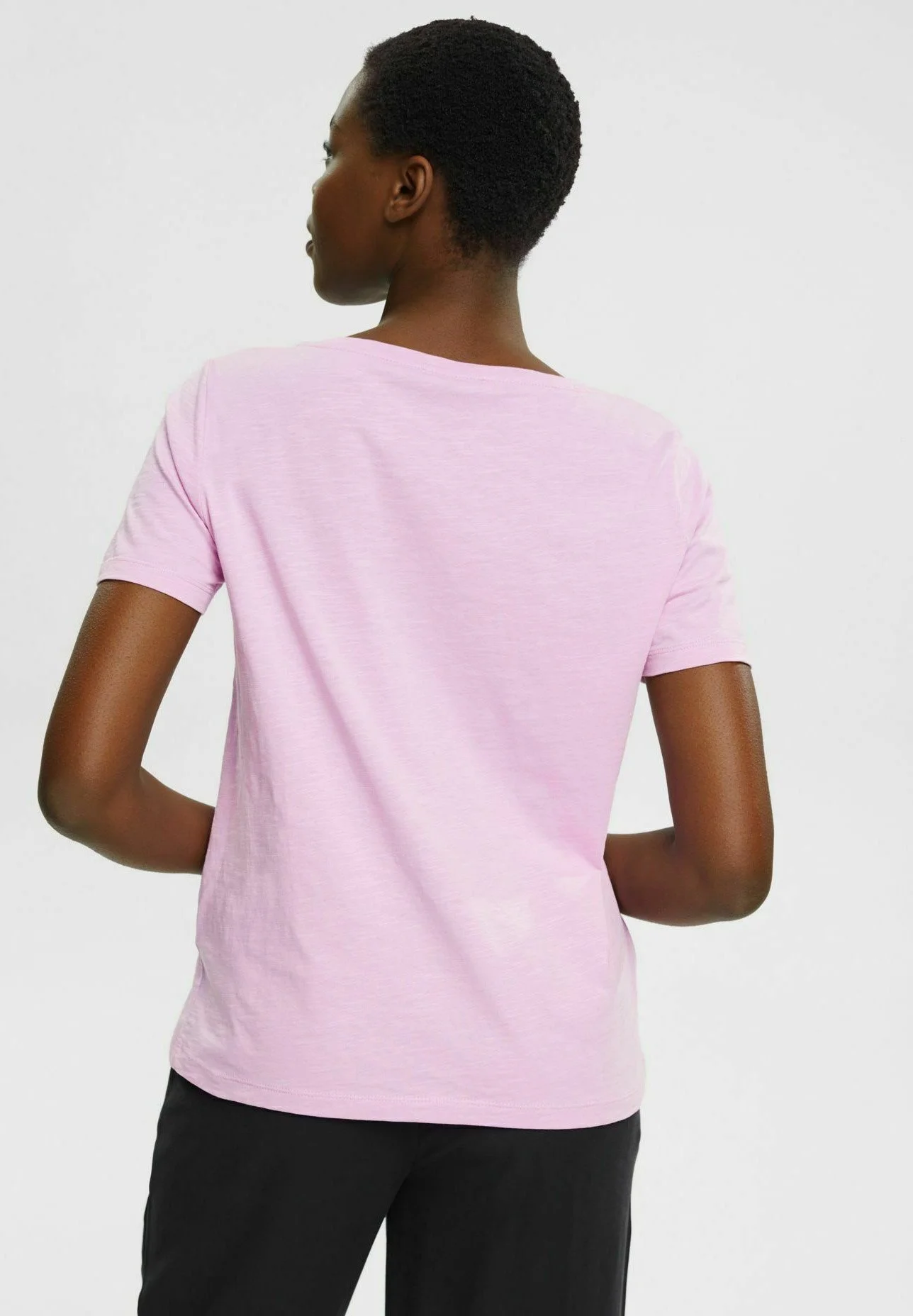 Edc By Esprit SLUB V-NECK - T-paita 5 Edc By Esprit SLUB V-NECK - T-paita - Image 3