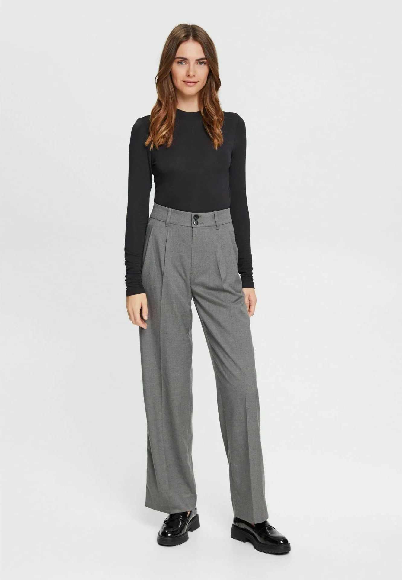 ESPRIT MIT WEITEM BEIN UND HOHEM BUND - Housut 4 ESPRIT MIT WEITEM BEIN UND HOHEM BUND - Housut - Image 2