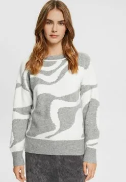 ESPRIT MIT INTARSIEN - Neule