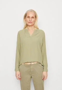 ESPRIT SOLID HENLEY BLOUSE - Tunika