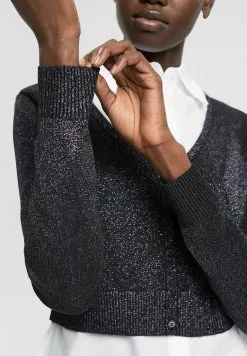 ESPRIT KURZER MIT V-AUSSCHNITT UND GLITZER-EFFEKT - Neuletakki -Halpa Esprit Kauppa 23e8696767b34df0b0561c58facaf548