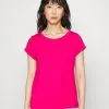 Edc By Esprit SLUB ROUND NECK - T-paita