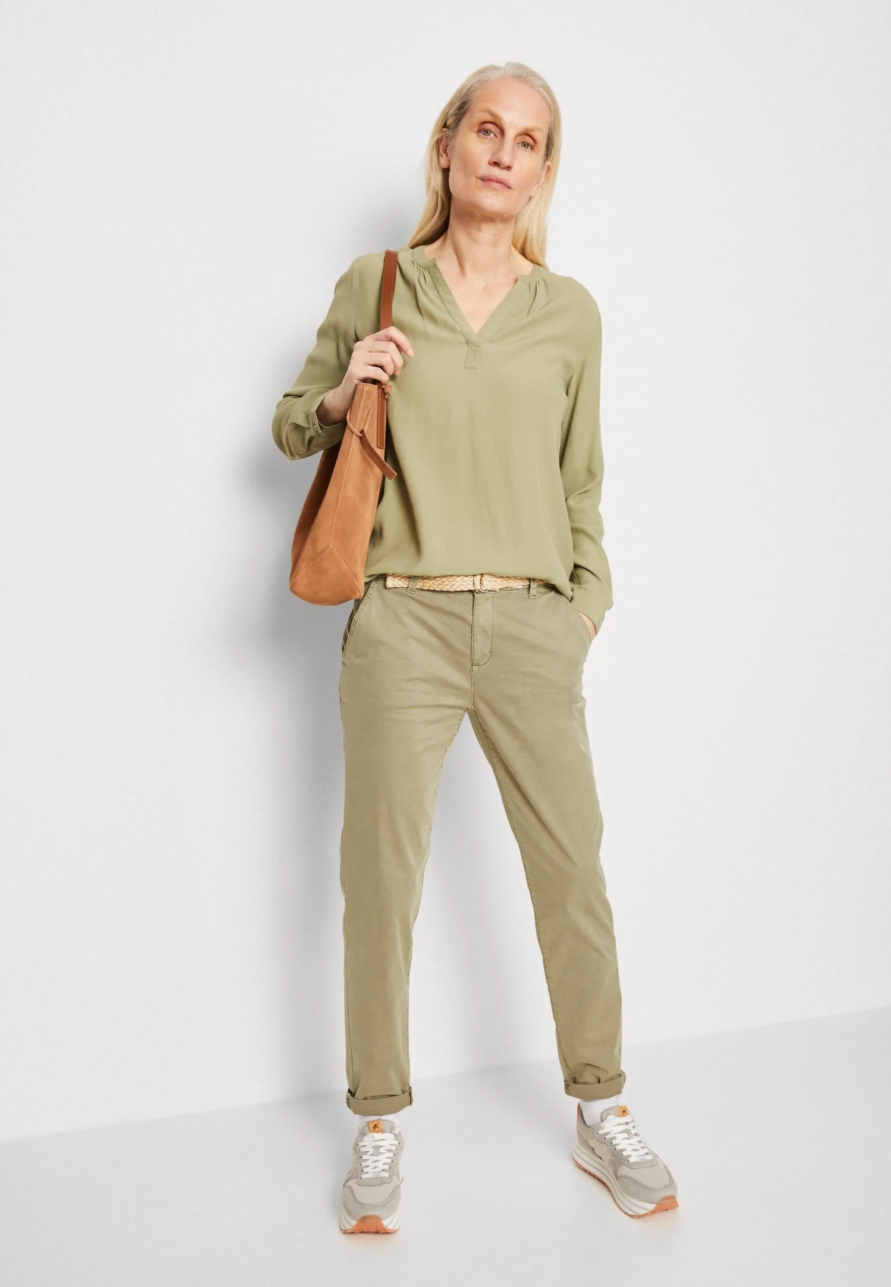 ESPRIT SOLID HENLEY BLOUSE - Tunika 6 ESPRIT SOLID HENLEY BLOUSE - Tunika - Image 4