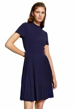 ESPRIT MIT PLISSEEFALTEN UND STEHKRAGEN - Neulemekko