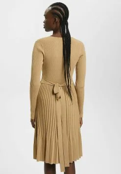 ESPRIT PLISSIERTES WICKEL MIT LANGEN ÄRMELN - Neulemekko -Halpa Esprit Kauppa 5adbf418142a4f76a3a271fde7e87979