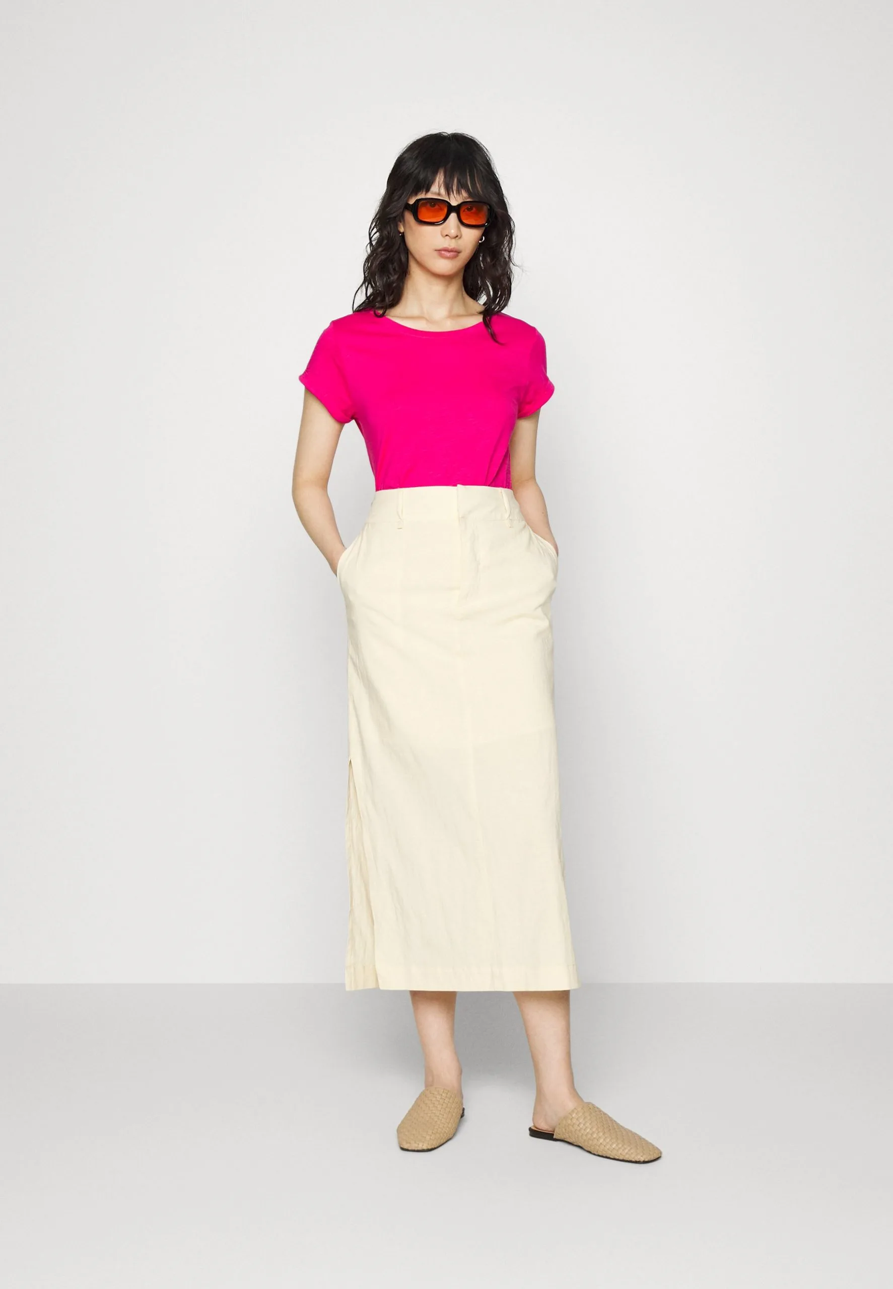 Edc By Esprit SLUB ROUND NECK - T-paita 4 Edc By Esprit SLUB ROUND NECK - T-paita - Image 2