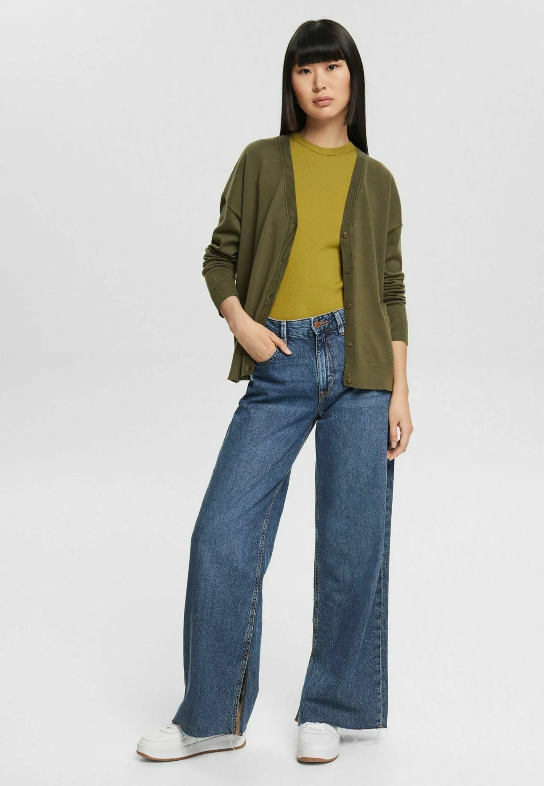 ESPRIT SUS VNECK - Neuletakki 4 ESPRIT SUS VNECK - Neuletakki - Image 2