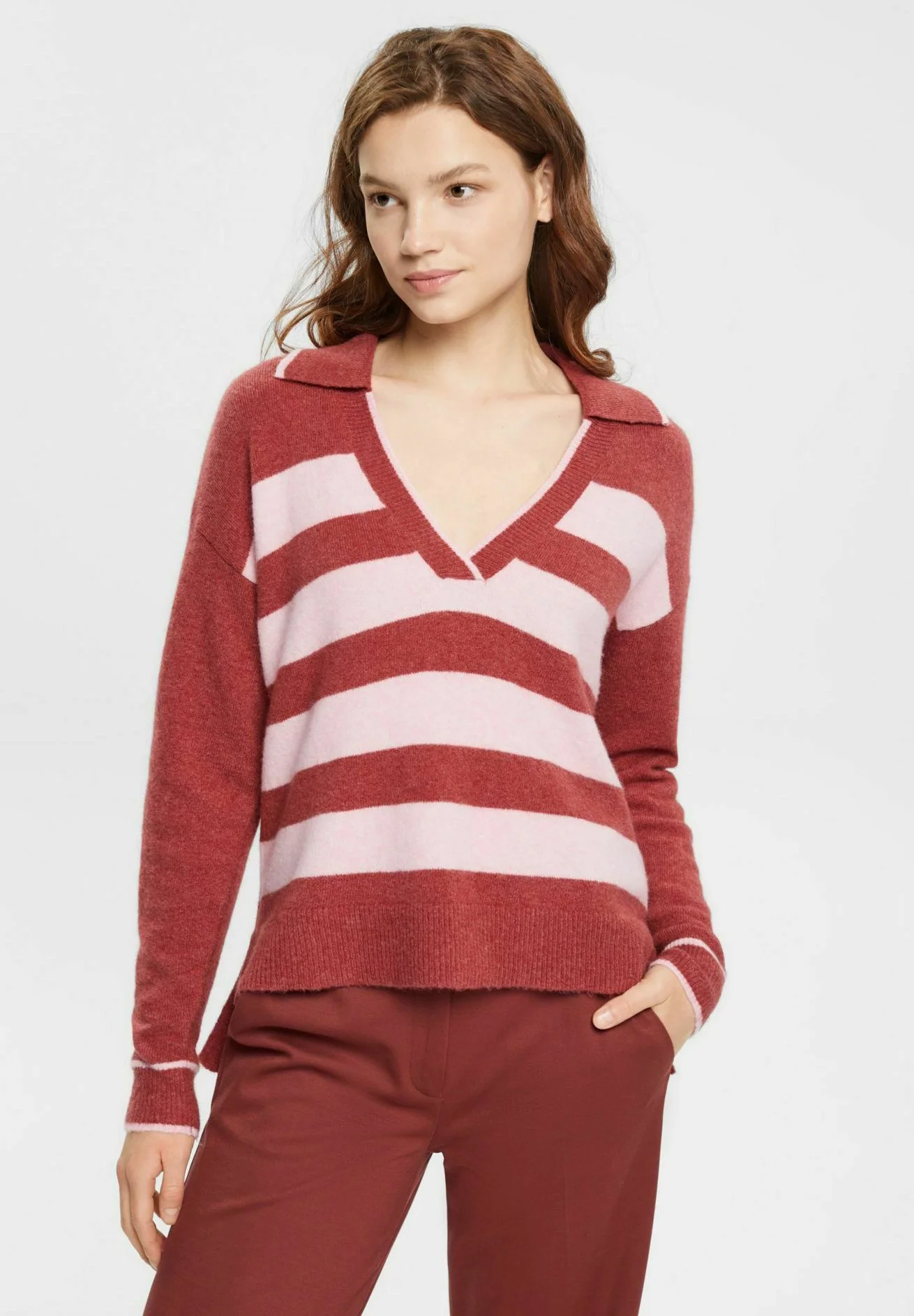 ESPRIT DEEP POLO - Neule 3 ESPRIT DEEP POLO - Neule