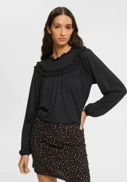 Edc By Esprit MIT GEKRÄUSELTER - Pitkähihainen Paita