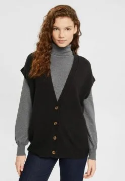 ESPRIT ÄRMELLOSER - Neuletakki