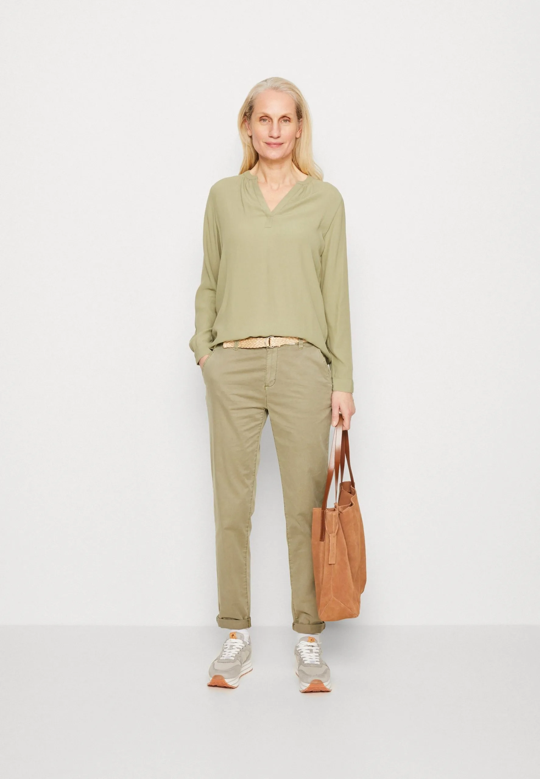 ESPRIT SOLID HENLEY BLOUSE - Tunika 4 ESPRIT SOLID HENLEY BLOUSE - Tunika - Image 2